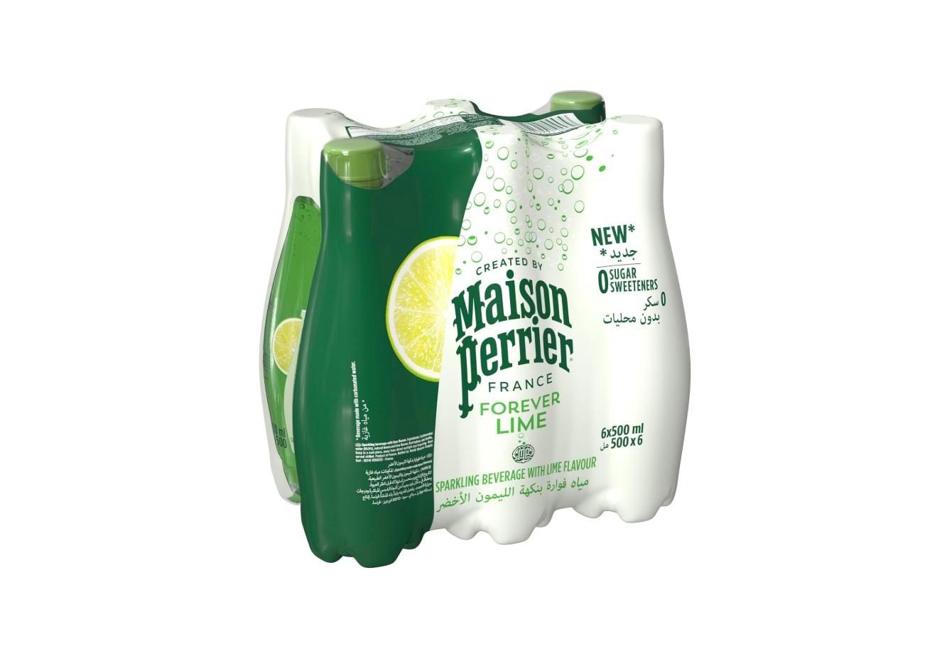 Maison Perrier Lime Flavor, PET Bottle  - 500 ml x 6