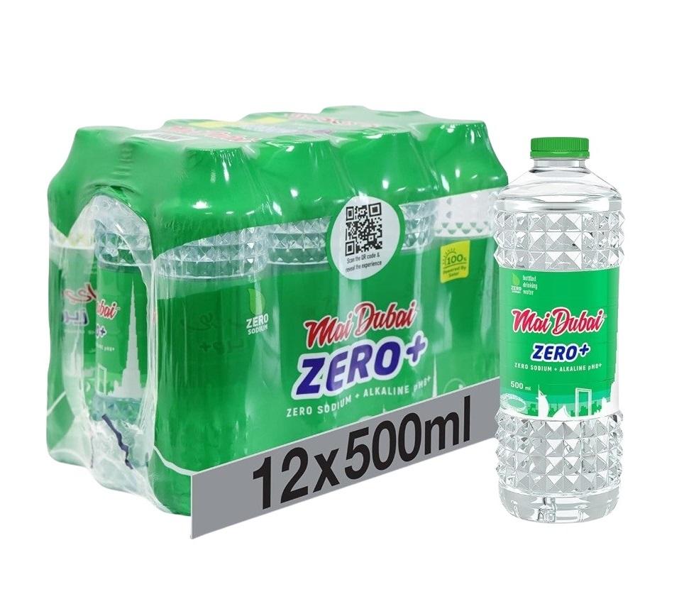Mai Dubai Water Zero Sodium - 500 ml x 12