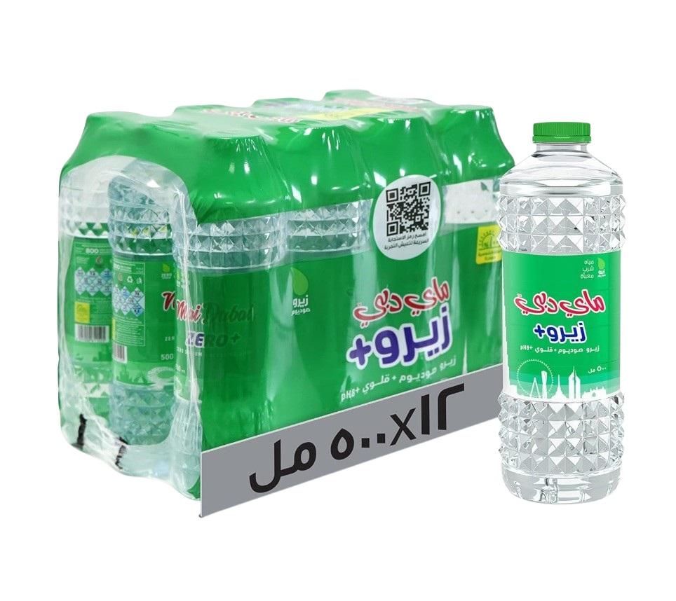 Mai Dubai Water Zero Sodium - 500 ml x 12