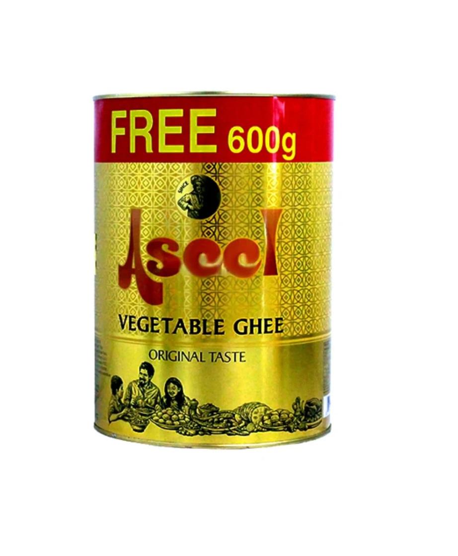 Aseel Vegetable Ghee - 4 Liter + 600 ml Free