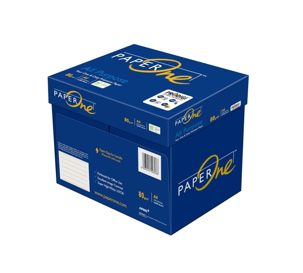 PaperOne All Purpose Premium A4 Copy Paper, 80 GSM - 500 Sheets x 5