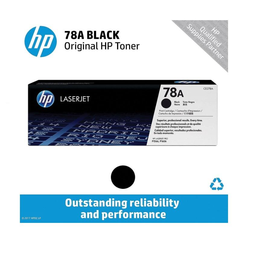 HP 78A Black Original LaserJet Toner Cartridge