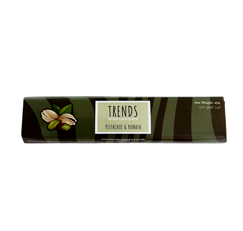 Trends Dubai Chocolate, Pistachio & Kunafa - 45g