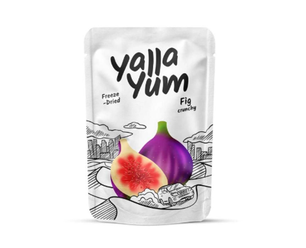 YallaYum Freeze-Dried Crunchy Fig, Pouch  50g
