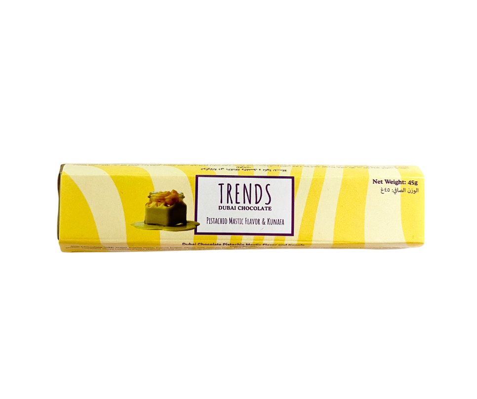 Trends Dubai Chocolate Mastic, Pistachio & Kunafa - 45g