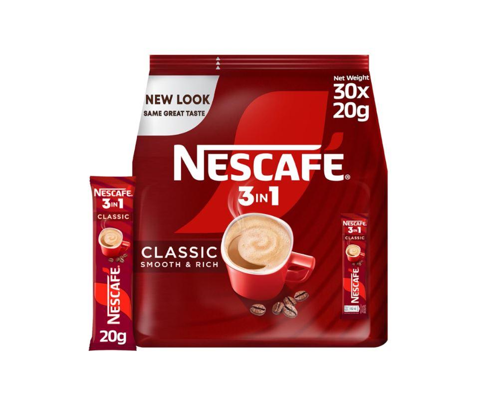 Nescafe 3 In1 Instant Coffee Mix Sachet, Pouch - 20g