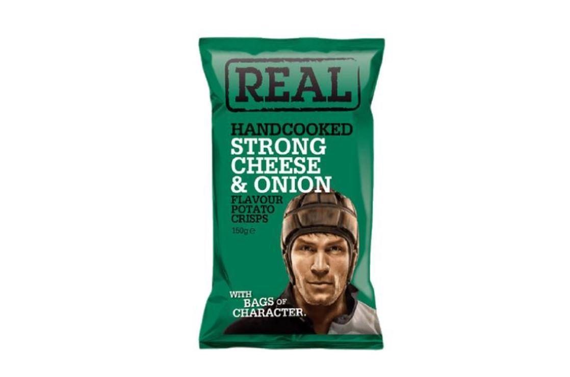 Real Crisps Cheese & Onion - 150g