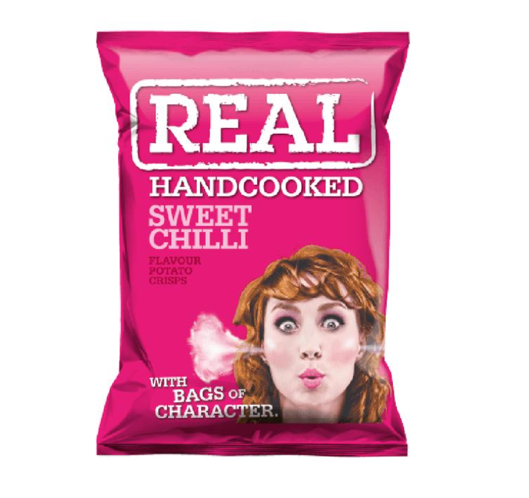 Real Crisps Sweet Chilli - 150g