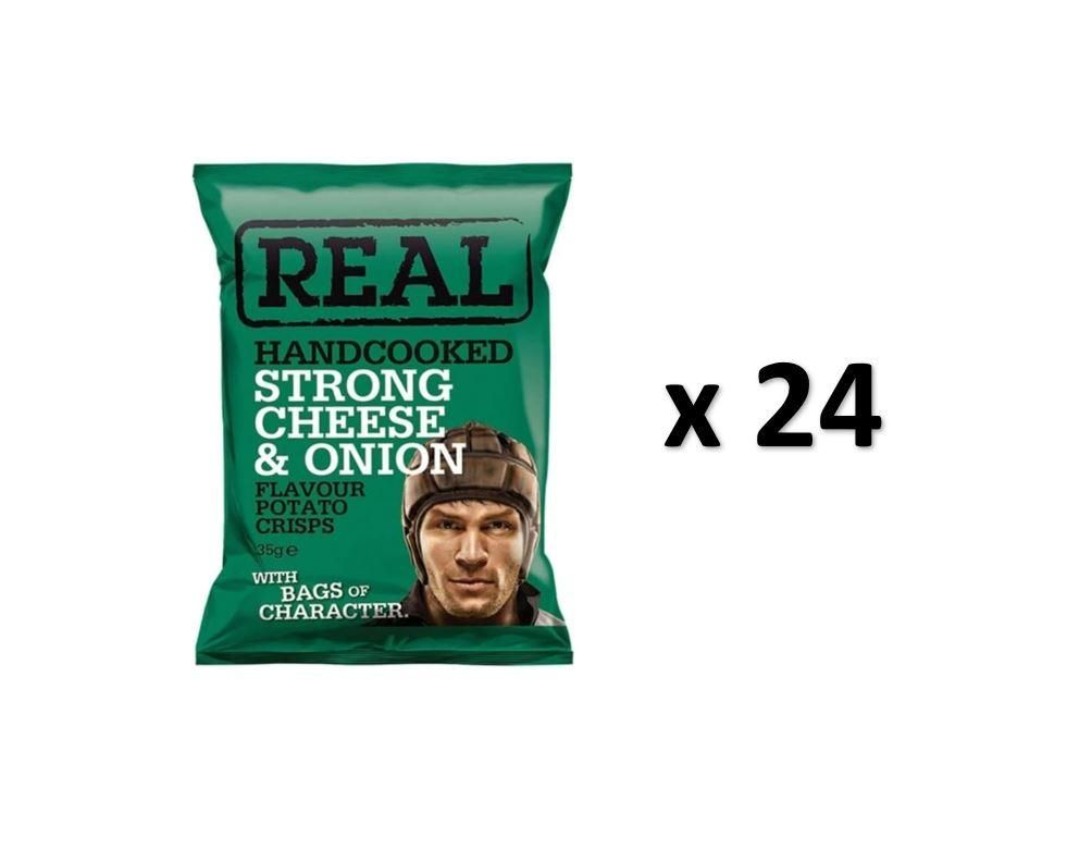 Real Crisps Cheese & Onion - 35g