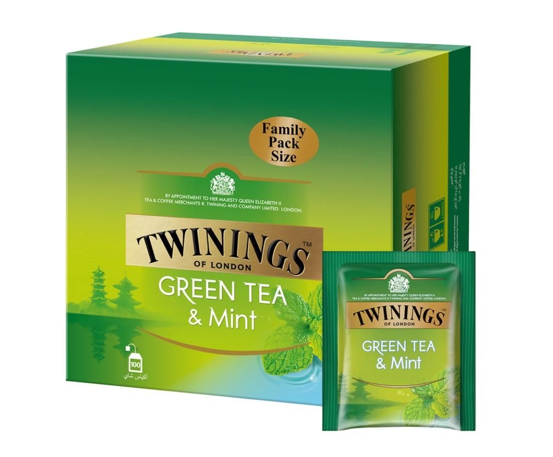 Twinings Green Tea & Mint - 100 Bags