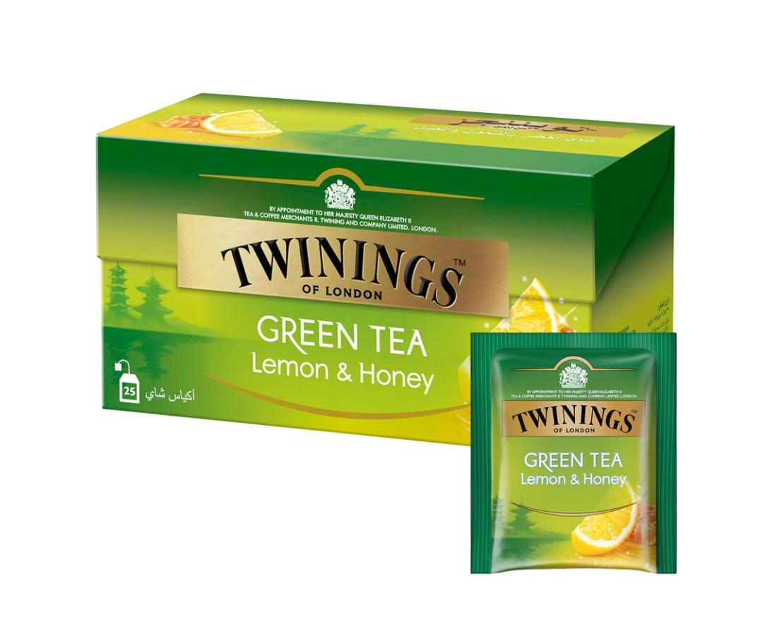 Twinings Green Tea Lemon & Honey - 25 Bags