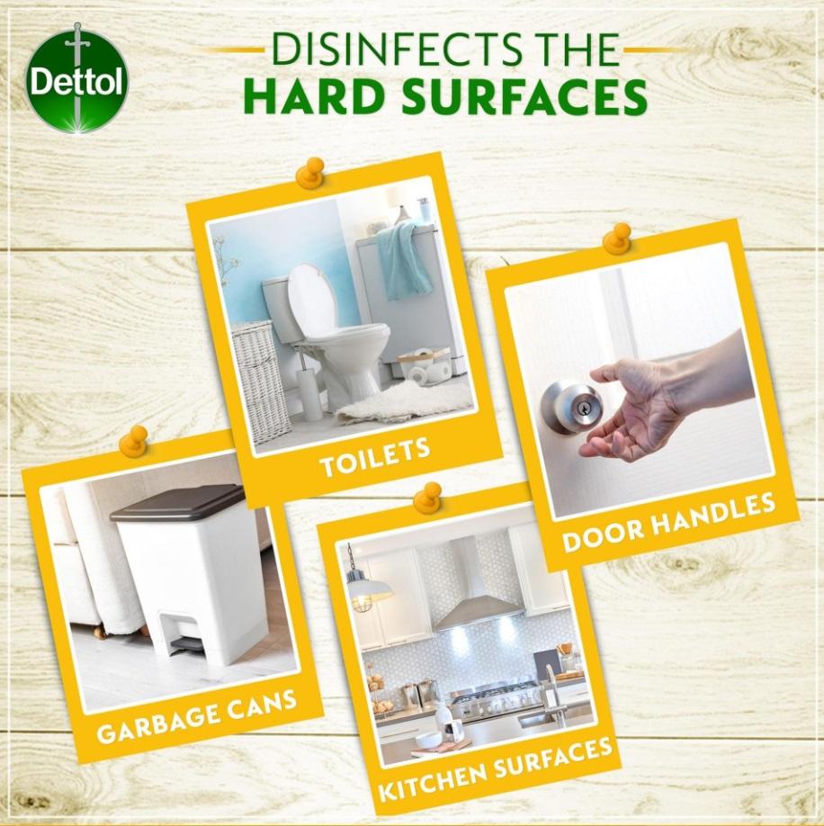 Dettol Disinfectant Spray, Citrus - 450 ml