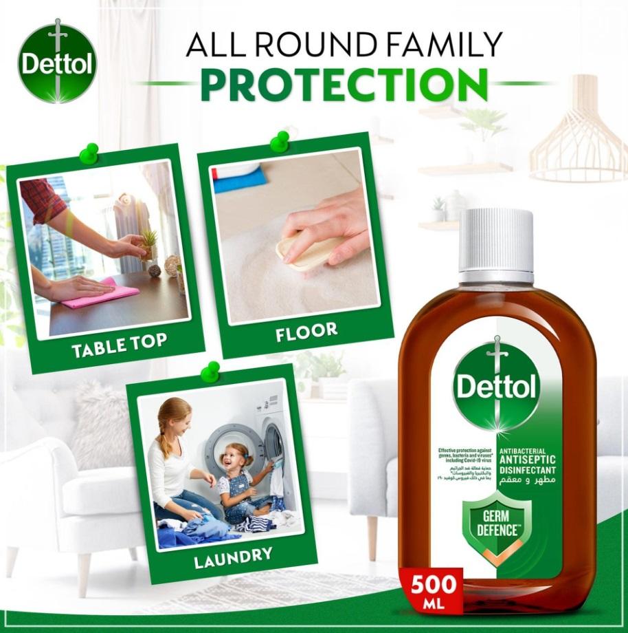 Dettol Liquid Antiseptic Disinfectant - 500 ml