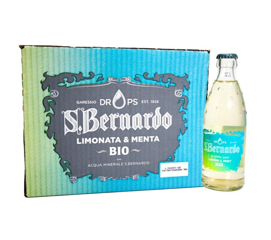 San Bernardo Lemon & Mint Drink - 260 ml x 12
