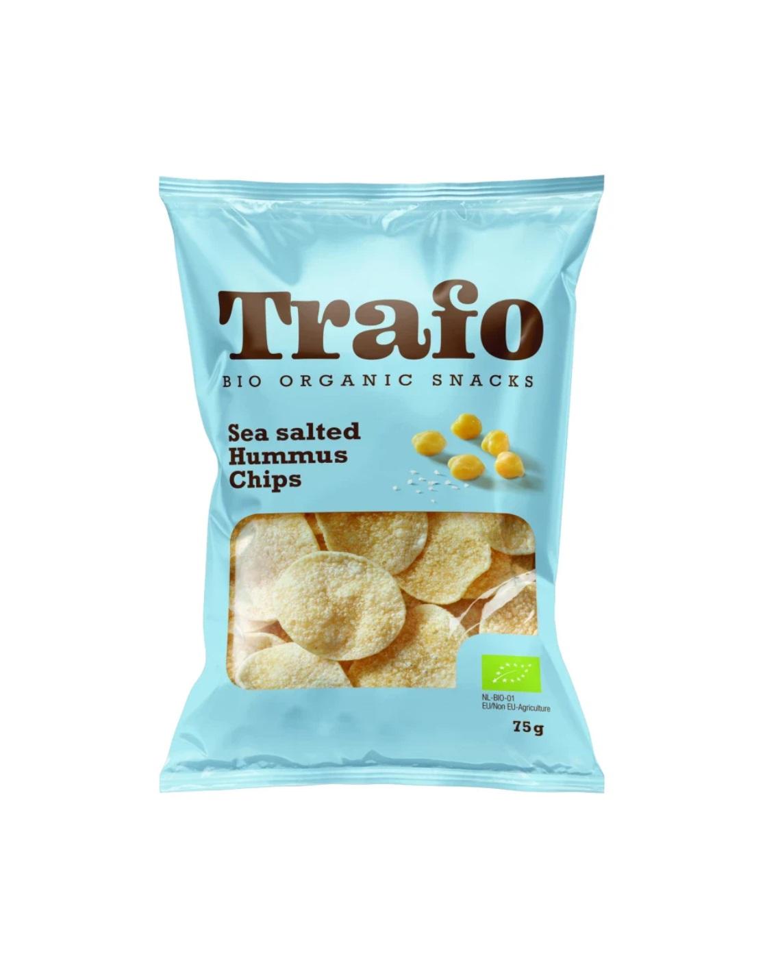 Trafo Organic Sea Salted Hummus Chips - 75g