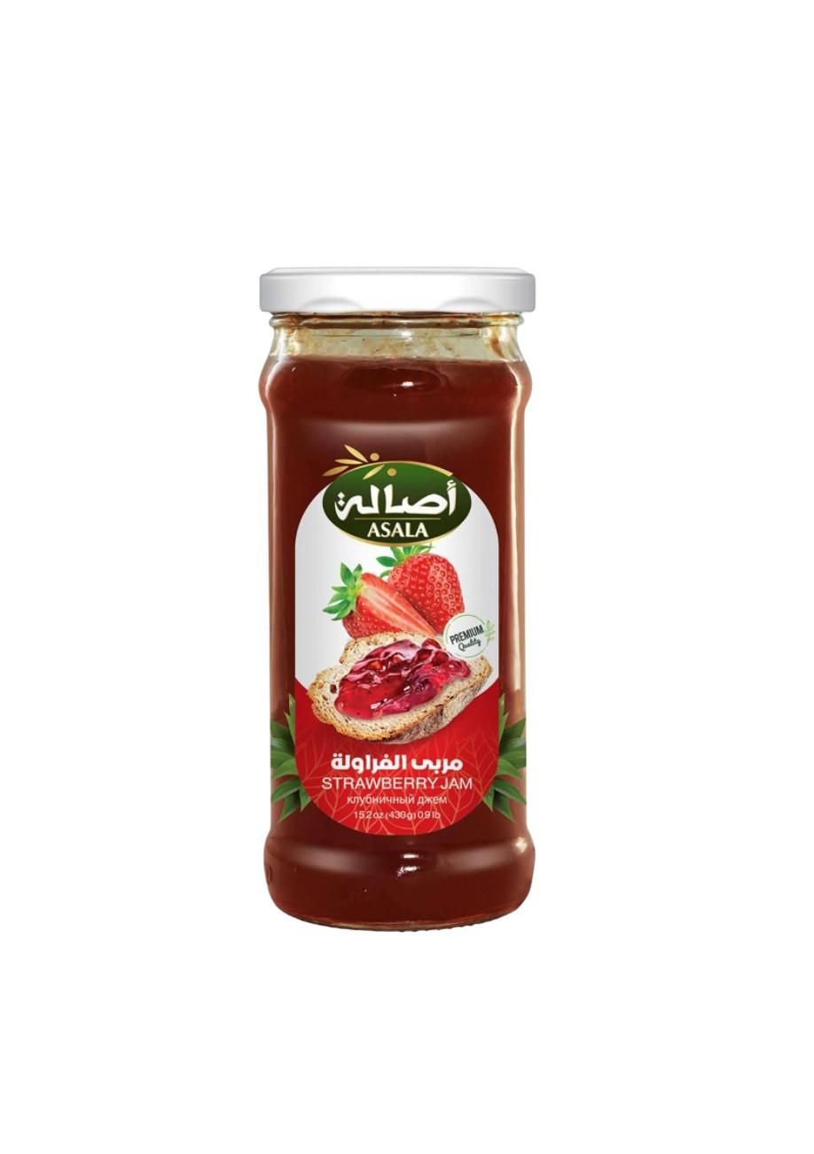 Asala Strawberry Jam, Glass Bottle - 430g