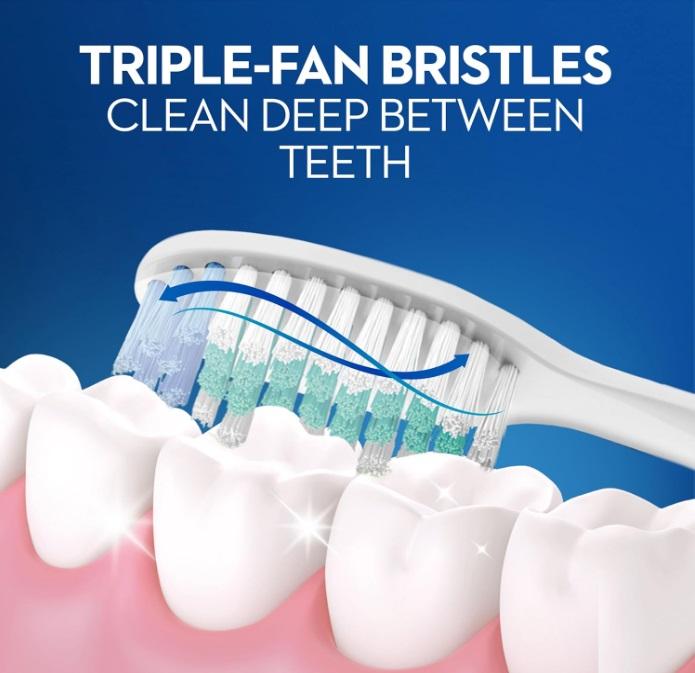 Oral-B Maxi Clean 123 Manual Toothbrush, Assorted Color - Dual Pack