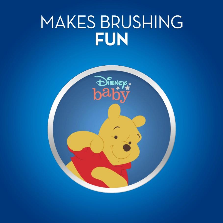 Oral-B Baby Disney Winnie The Pooh 0-2 years, Extra Soft, Manual Toothbrush