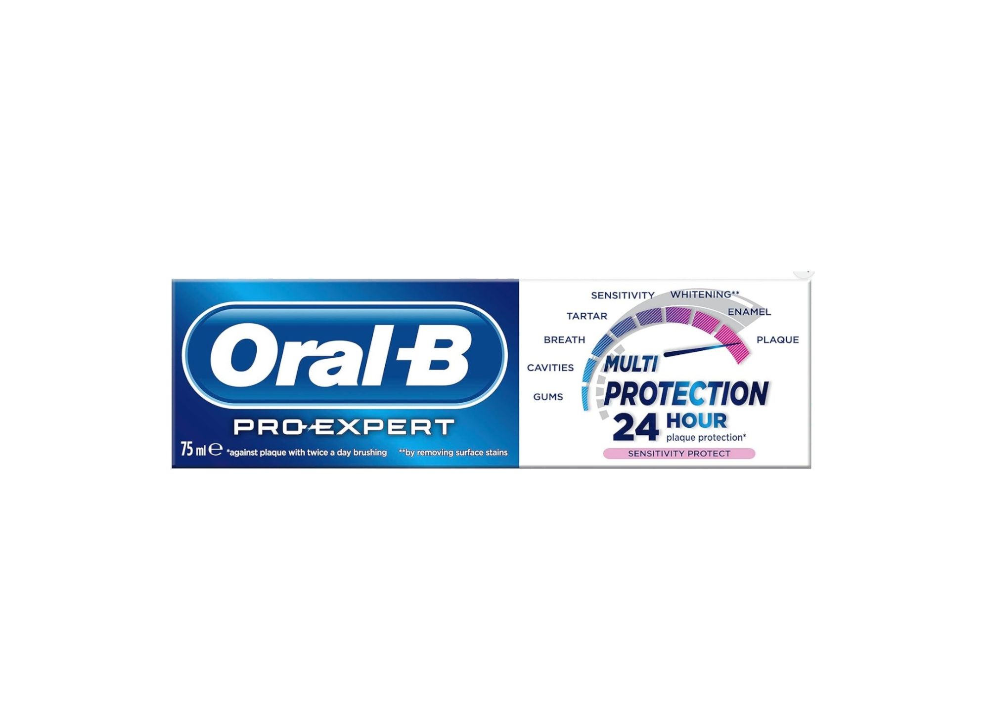 Oral-B Pro-Expert Sensitive and Gentle Whitening Toothpaste, Mint Flavor, 75 ml