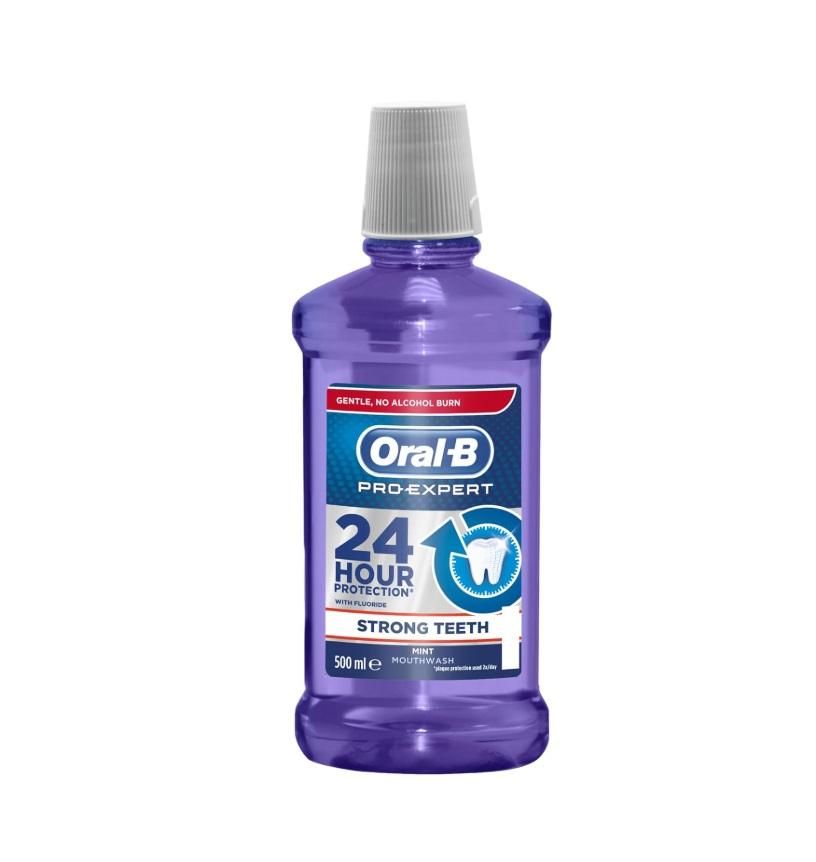 Oral-B Pro-Expert Strong Teeth Mint Mouthwash - 500 ml