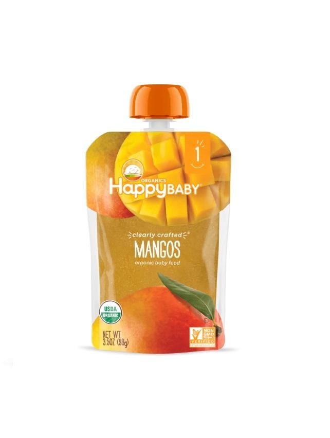 Happy Family Organics Clearly Crafted Stage 1, Mangos - 99g