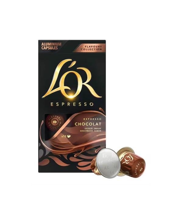 L'OR Espresso Chocolat Flavour Nespresso Coffee - 10 Capsules