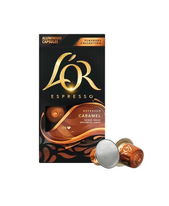 L'OR Espresso Caramel Flavour Nespresso Coffee - 10 Capsules