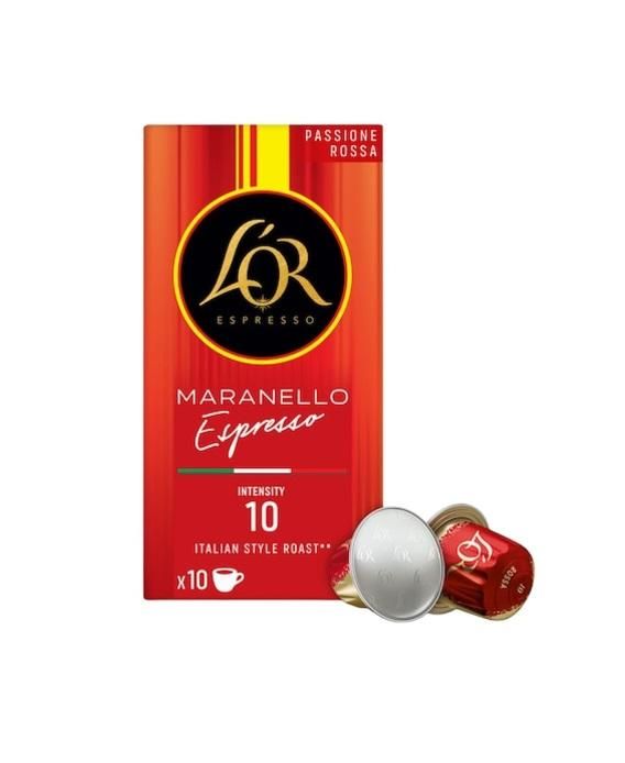 L'OR Espresso Maranello, Intensity 10 Nespresso Coffee - 10 Capsules