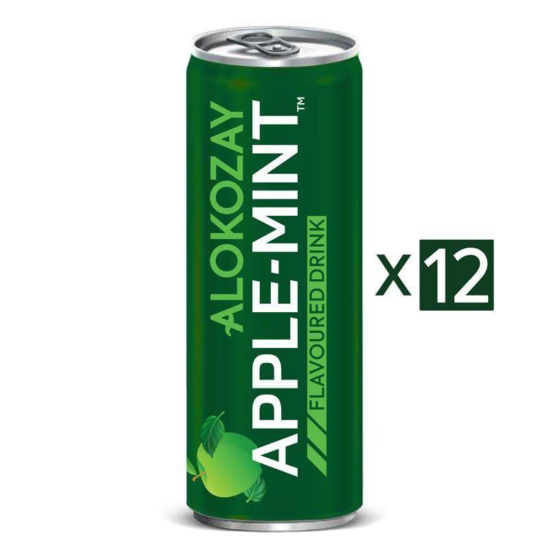 Alokozay Apple Mint Drink - 250 ml x 12