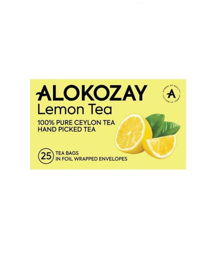 Alokozay Lemon Tea, Heat Seal Sachets - 25 bags