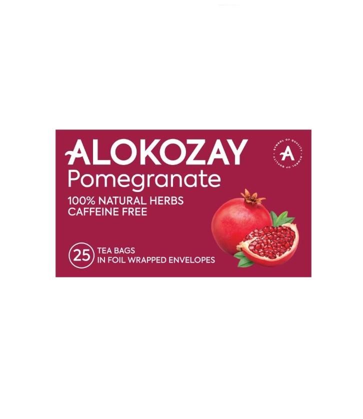 Alokozay Pomegranate Tea, Heat Seal Sachets - 25 bags