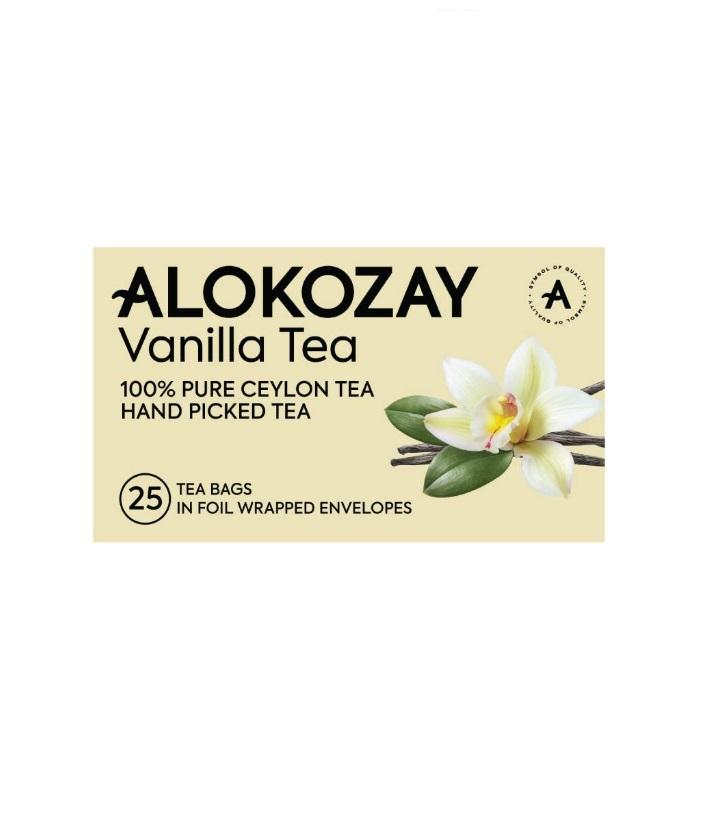 Alokozay Vanilla Tea, Heat Seal Sachets - 25 bags