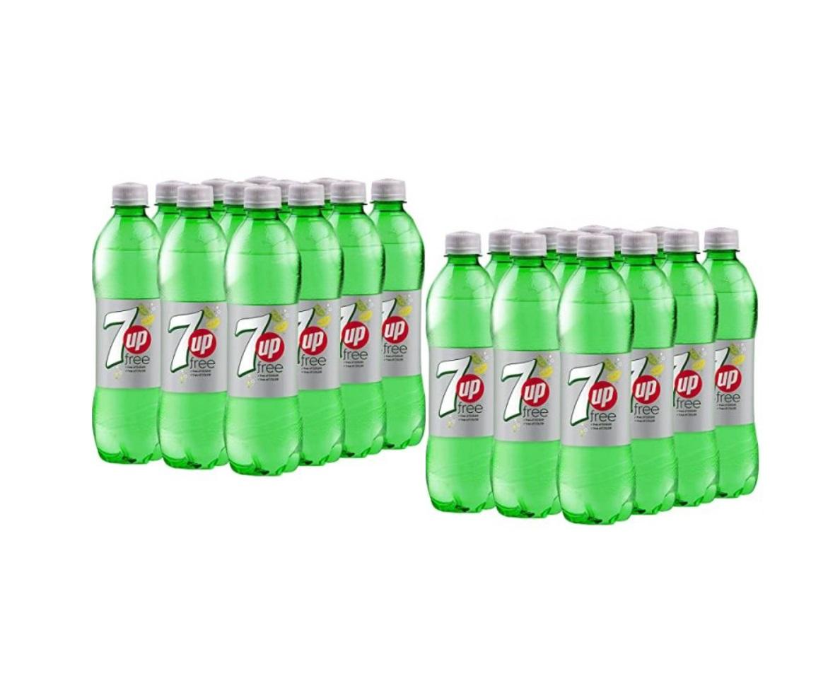 7Up Zero Sugar Softdrink, PET Bottle - 500 ml x 24