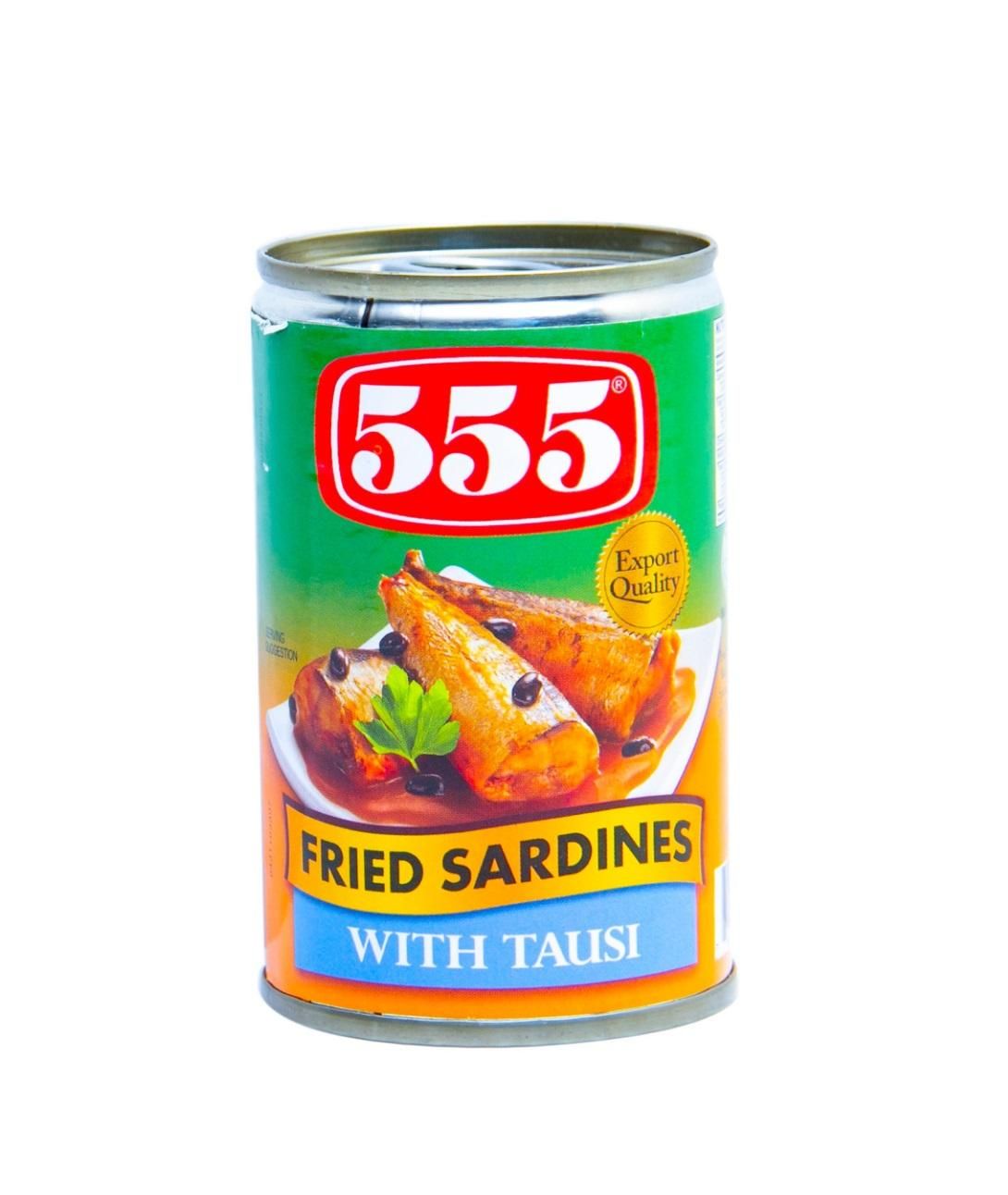 555 Fried Sardines, Tausi - 155g