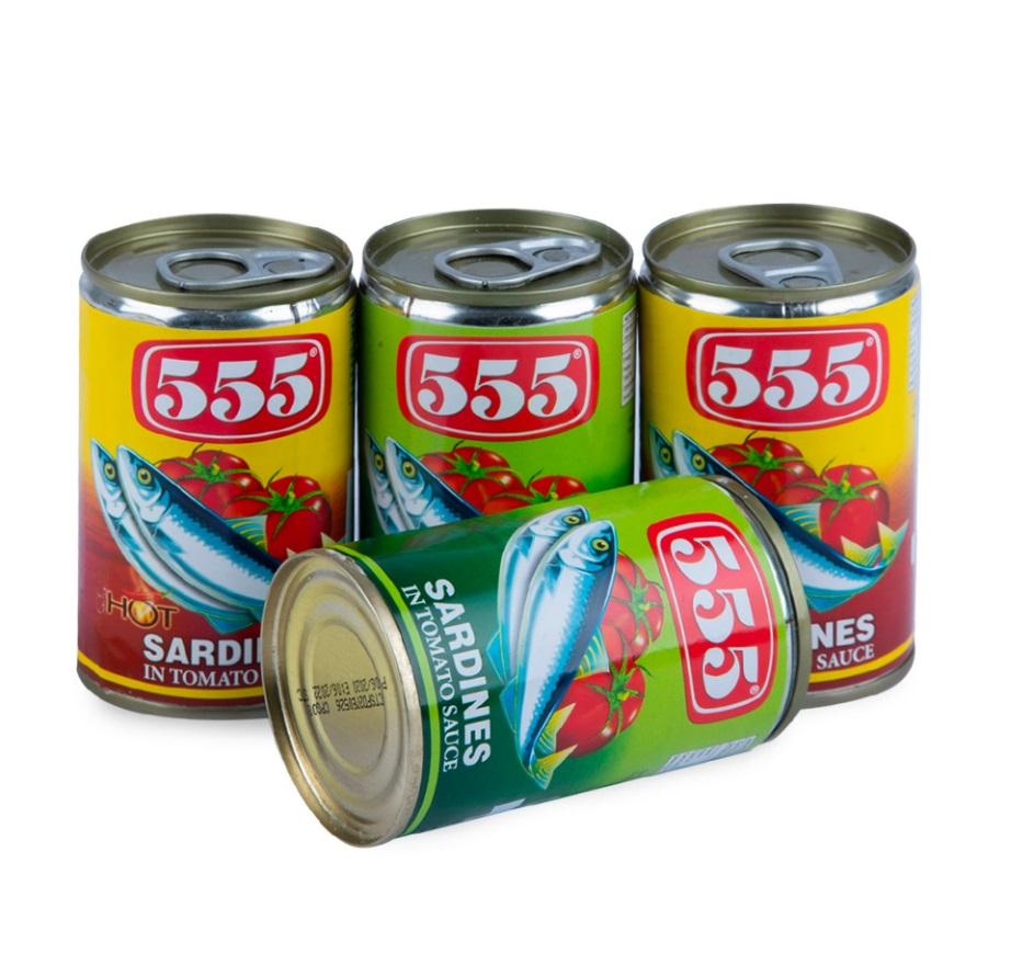 555 Sardines, Assorted Value Pack - 155g x 4