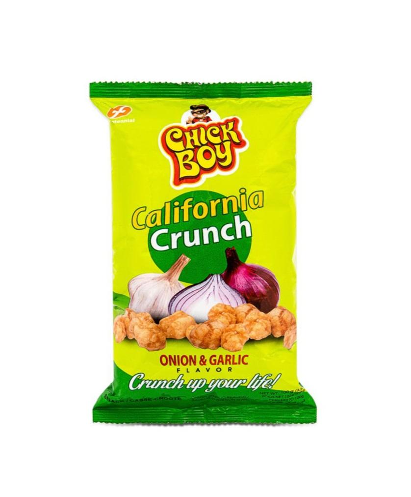 Chick Boy California Crunch, Onion & Garlic Flavor - 100g