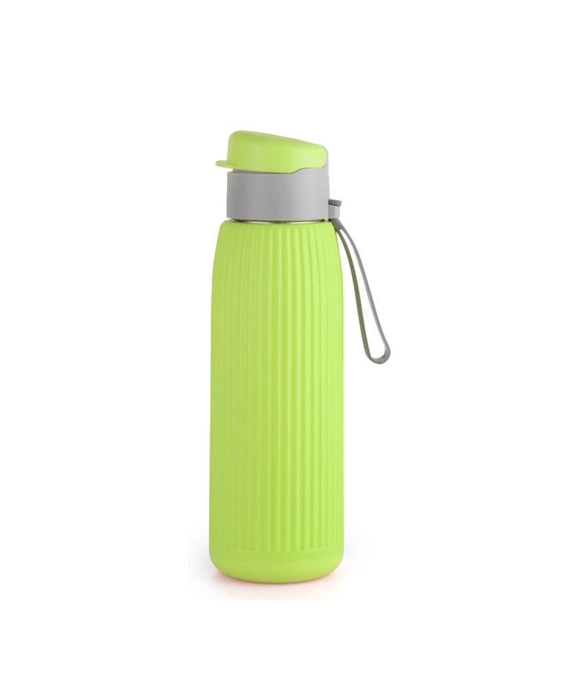 Cello Puro Steel X Volvo Water Bottle, Green - 600 ml