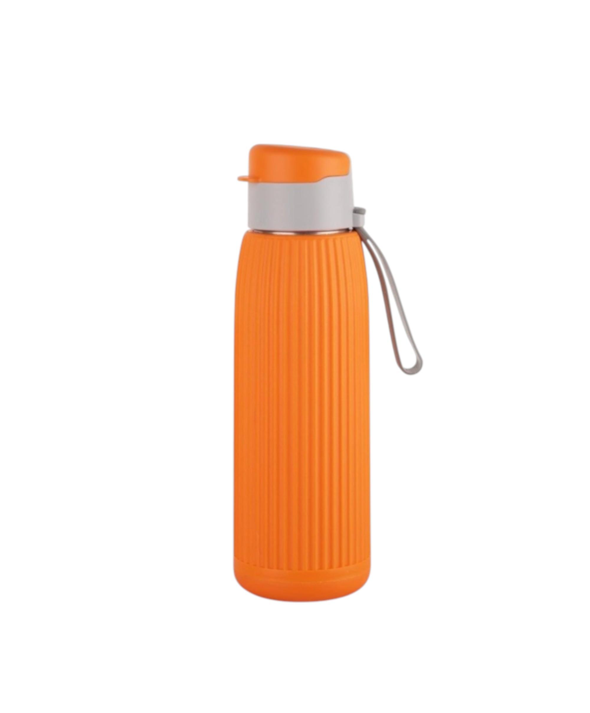 Cello Puro Steel X Volvo Water Bottle, Orange - 600 ml