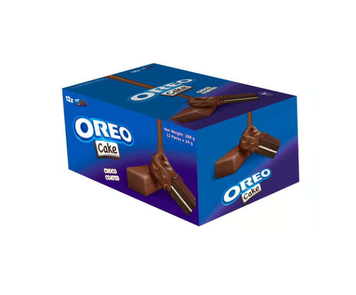 Oreo Cadbury Chocolate Coated Cake - 24g (Pack of 12)