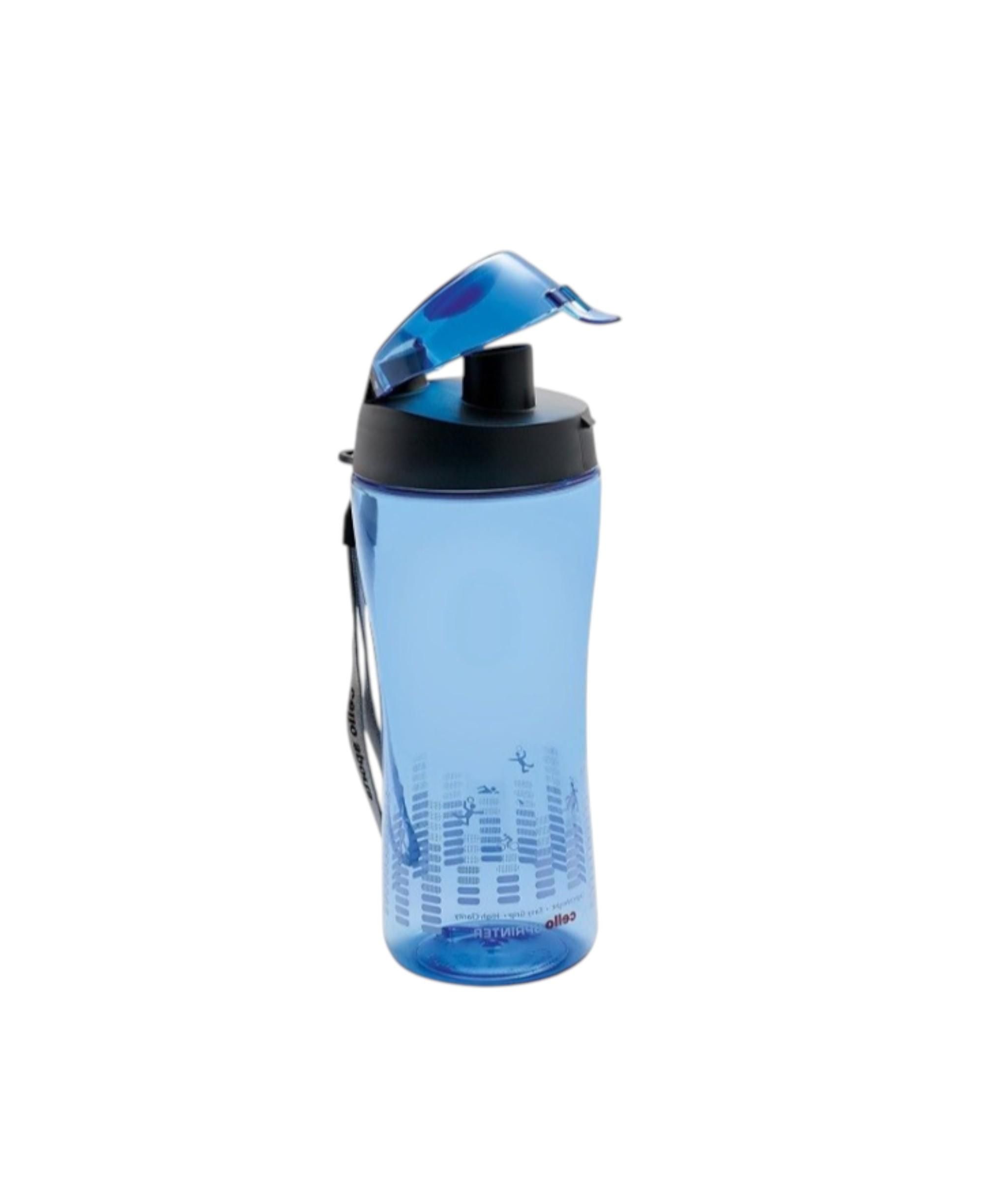 Cello Sprinter Polycarbonate Sports Bottle, Blue - 700 ml