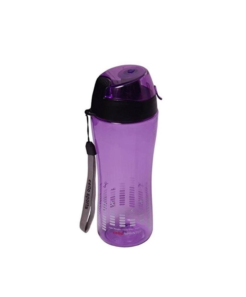 Cello Sprinter Polycarbonate Sports Bottle, Purple - 700 ml