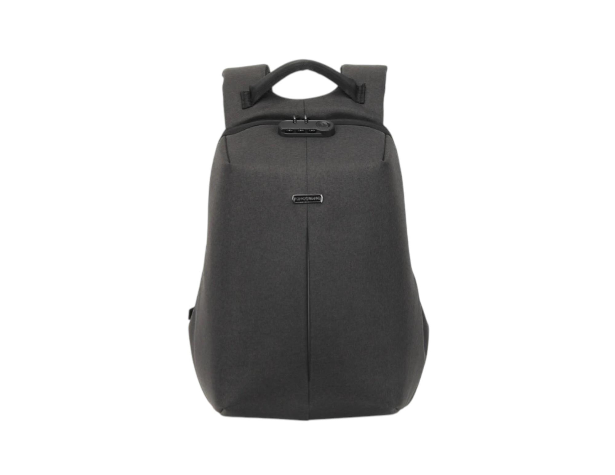 Promate Defender-13, Anti-Theft Backpack for 13” Laptop, Black
