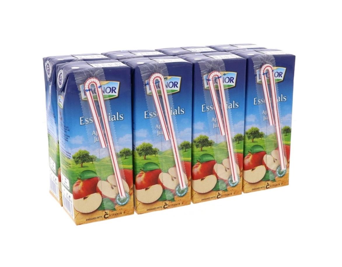 Lacnor Essentials Apple Juice - 180 ml x 8