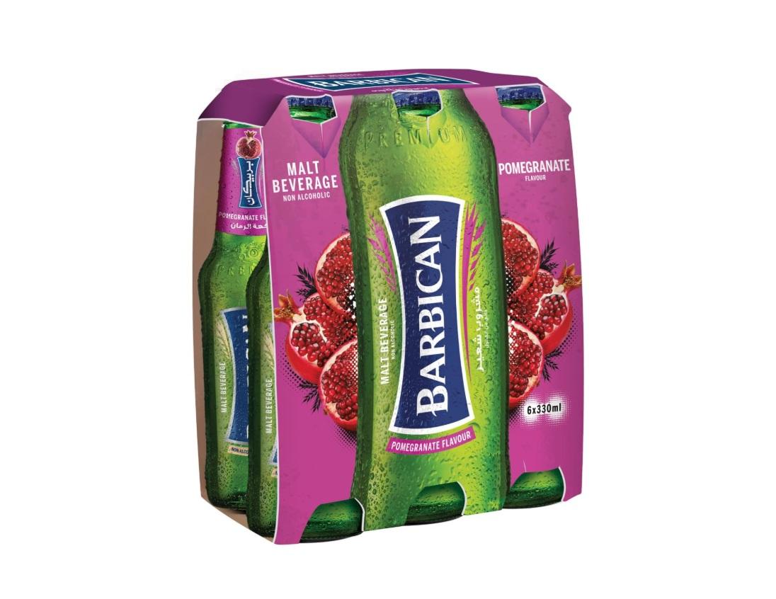 Barbican Pomegranate Non-Alcoholic Malt Beverage - 325 ml x 6