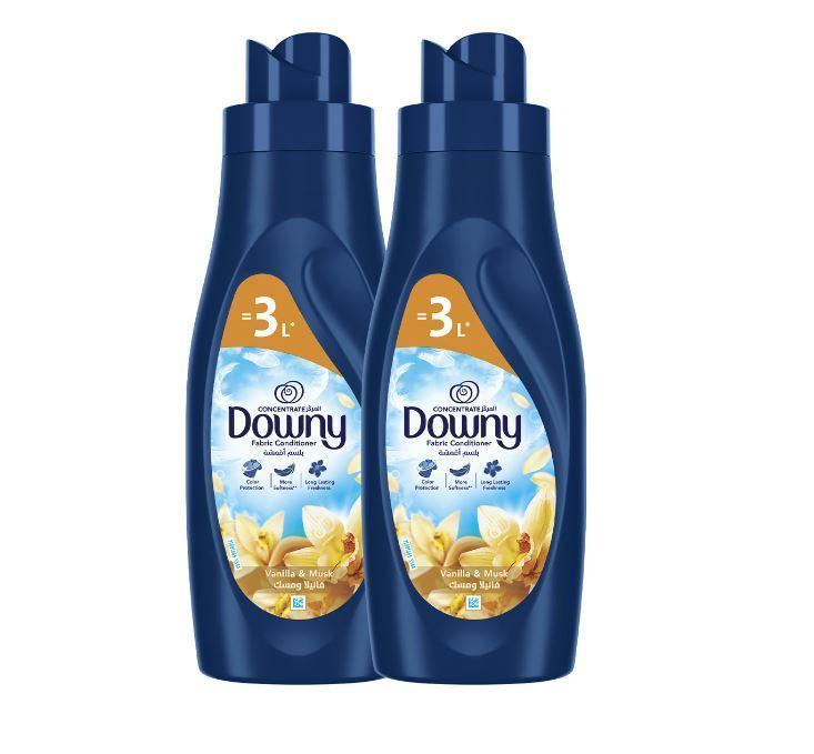 Downy Concentrate Vanilla and Musk Variant - 1 Liter (Dual Pack)