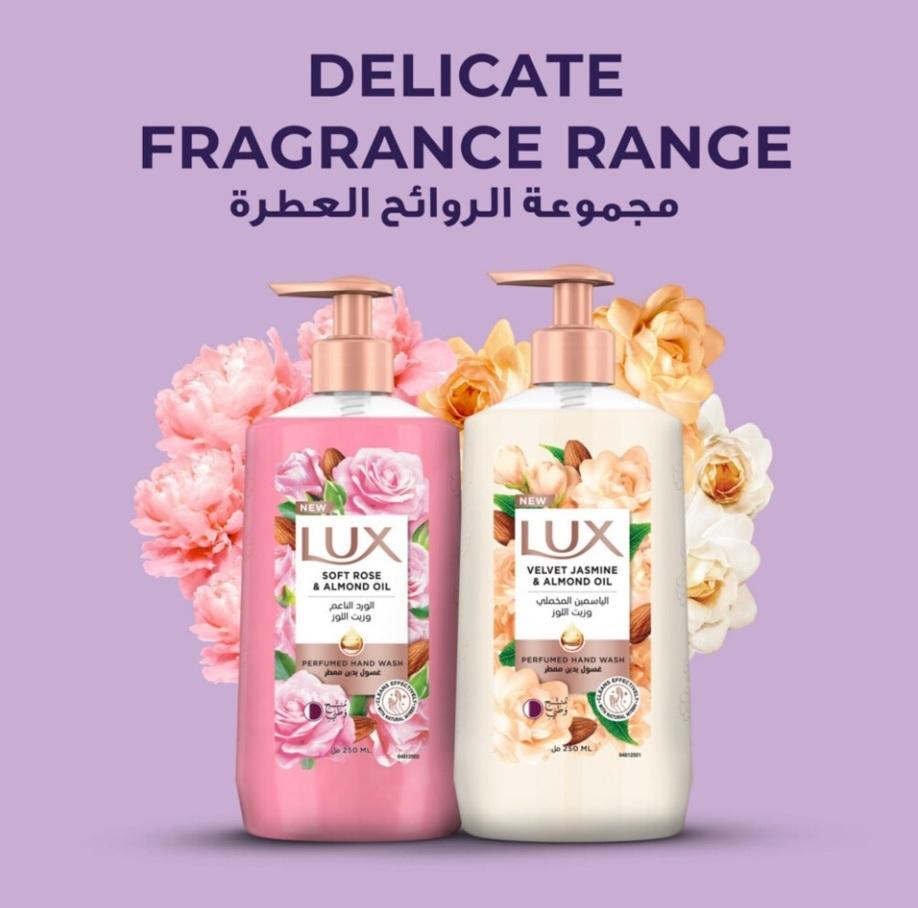 Lux Perfumed Hand Wash, Soft Rose & Almond Oil - 500 ml