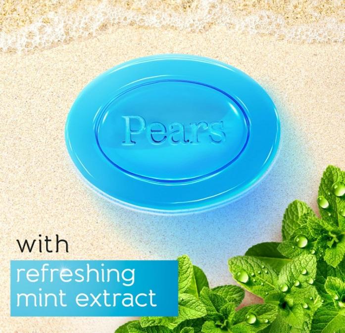 Pears Oil Soft & Fresh Bar Soap - 125g x 4