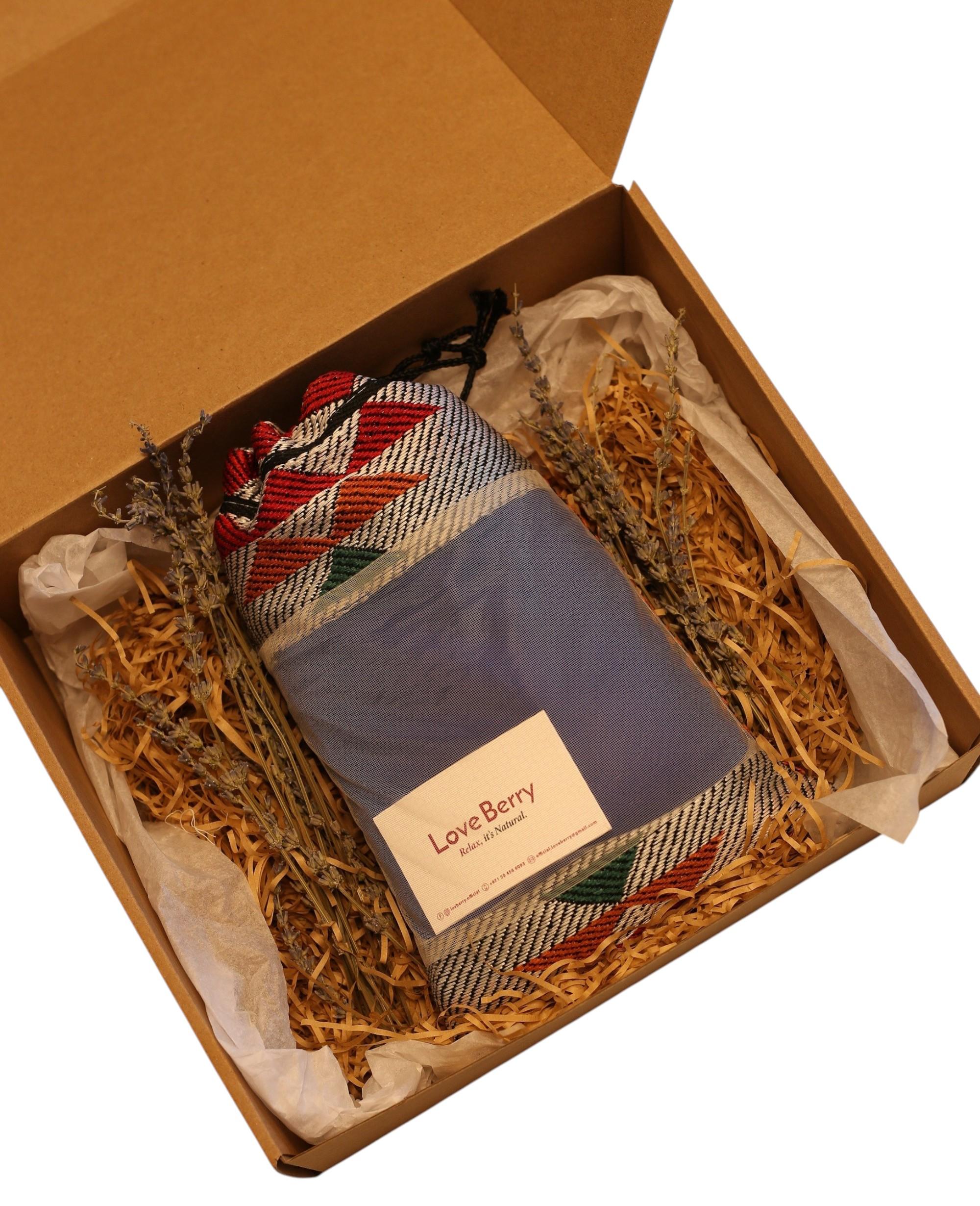 Love Berry Soothing Herb Pouch, Royal Blue Color