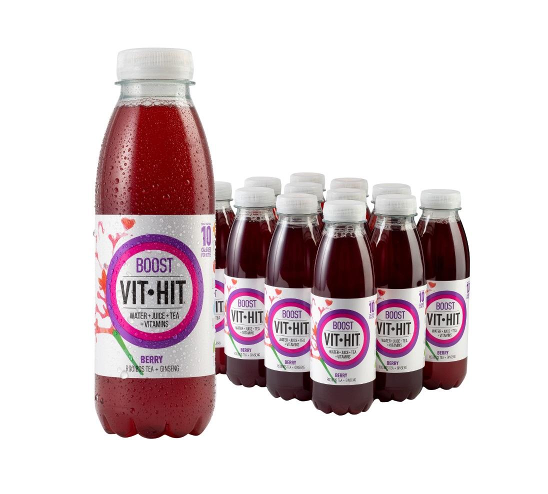 VIT HIT Boost Berry Juice - 500 ml x 12