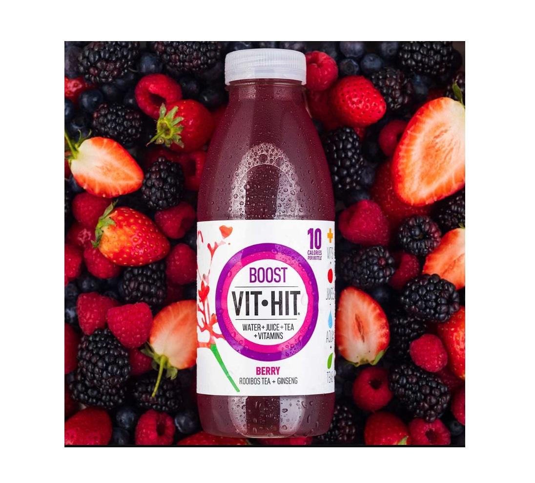 VIT HIT Boost Berry Juice - 500 ml x 12